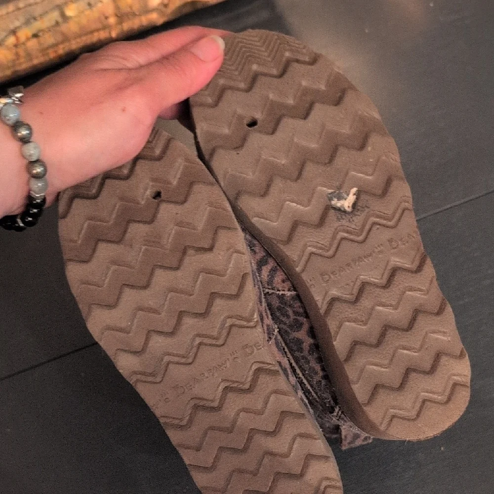 BearPaw Brown Suede Boots Rugged Sole